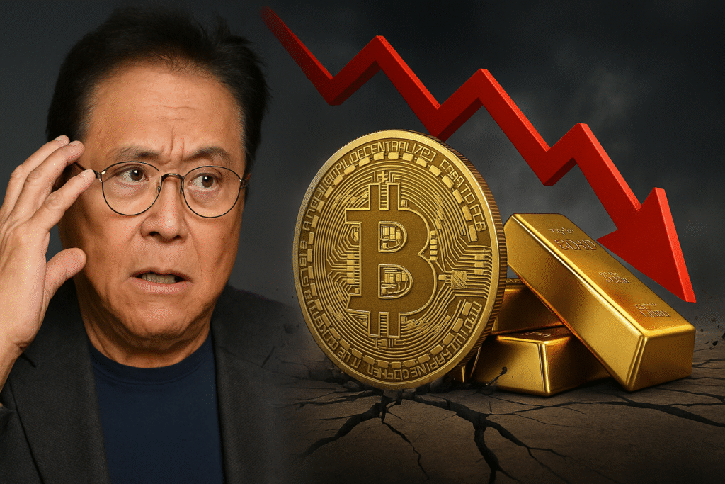 Robert-Kiyosaki-Surpreende-Bitcoin-Pode-Desabar-Junto-com-Ouro-em-2025